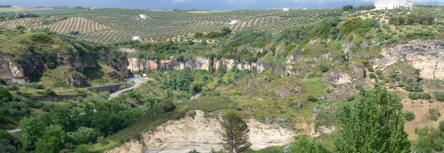 Vista panorámica de los Escarpes del Río Trejo. Foto: P.A.