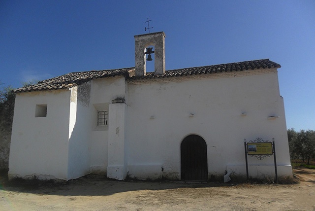 La ermita de San Sebastián, antes de la restauración.
