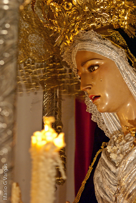 La Virgen de los Dolores, obra de Luis Álvarez Duarte. Foto: MARIO GARCÍA VARGAS.